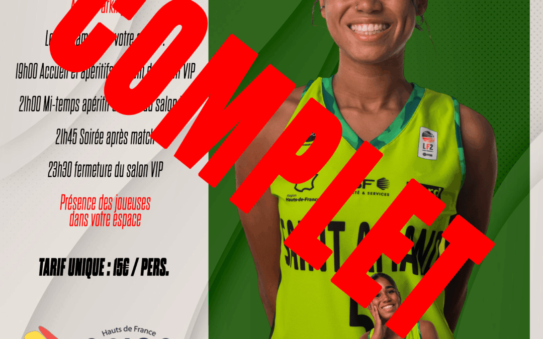 Complet pour le match Saint-amand VS Mondeville